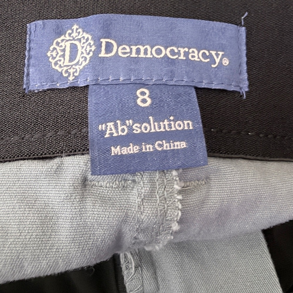 Democracy Ab solution Skirt Women 8 Sage Green Cargo Utility Raw Hem Pockets Y2K - Picture 6 of 8
